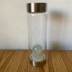 ViA Gem-Water by VitaJuwel (Inner Purity) Glass Water Bottle